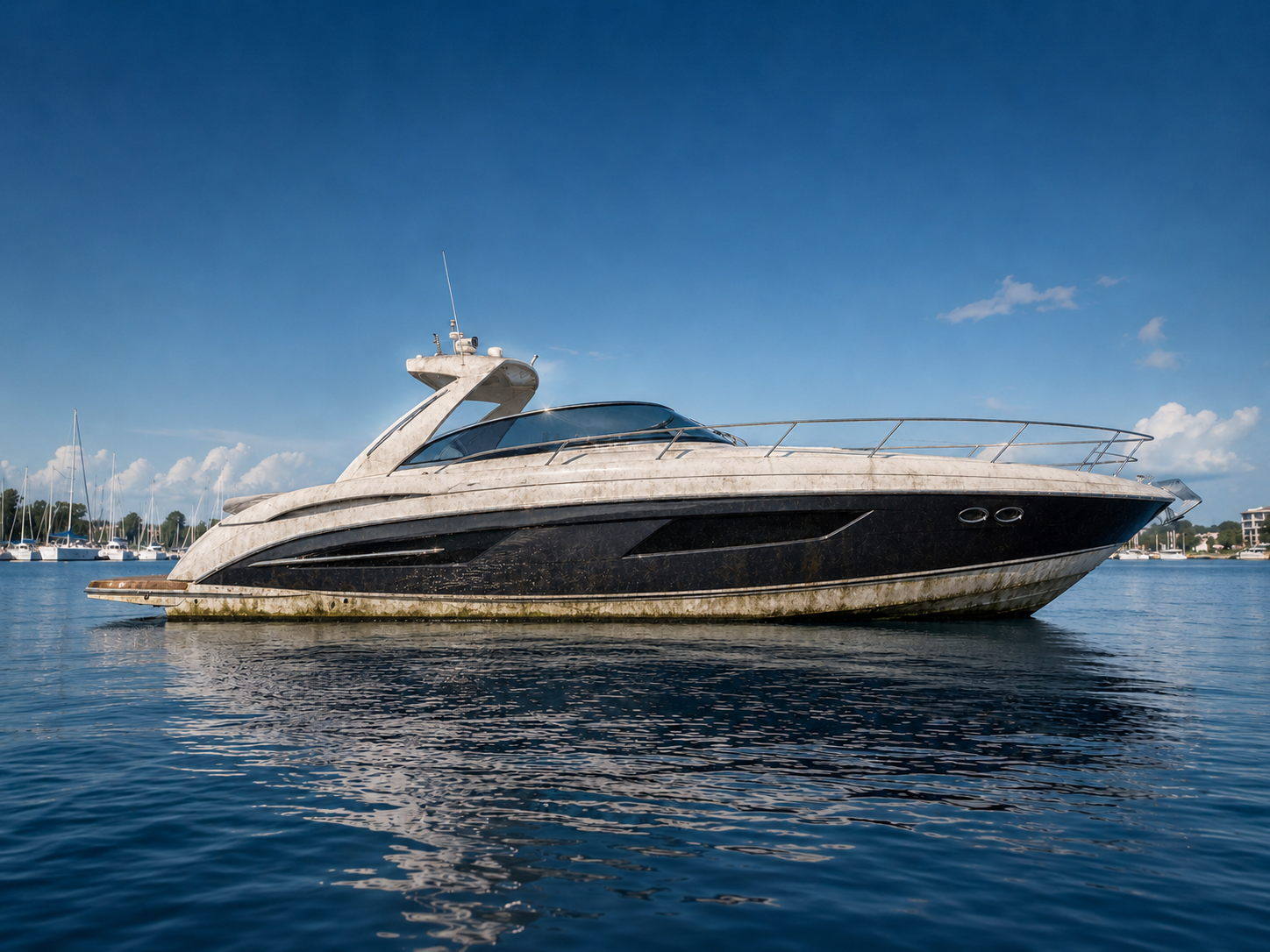 Boot vies voor professionele reiniging